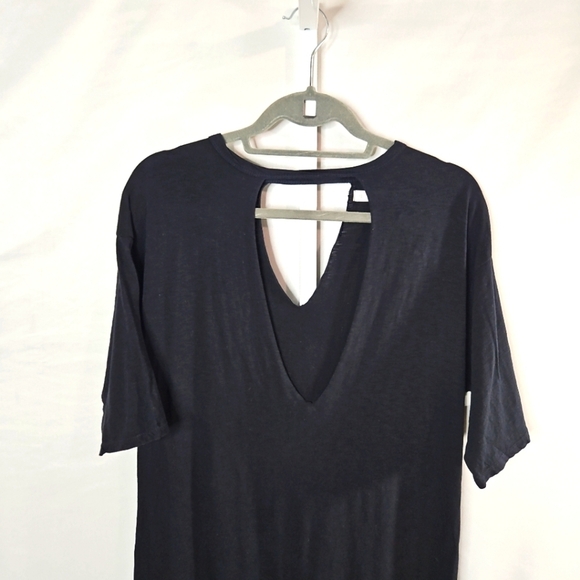Stillwater Front Eyelit Black Maxi Dress Size XS - Picture 3 of 8
